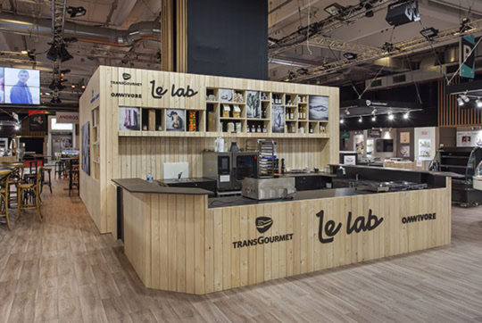 amenagement village transgourmet , corner Le Lab 